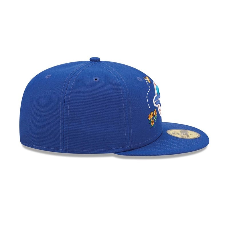 Blue New Era Toronto Jays Watercolour Floral Cap 59fifty | SJYW07859