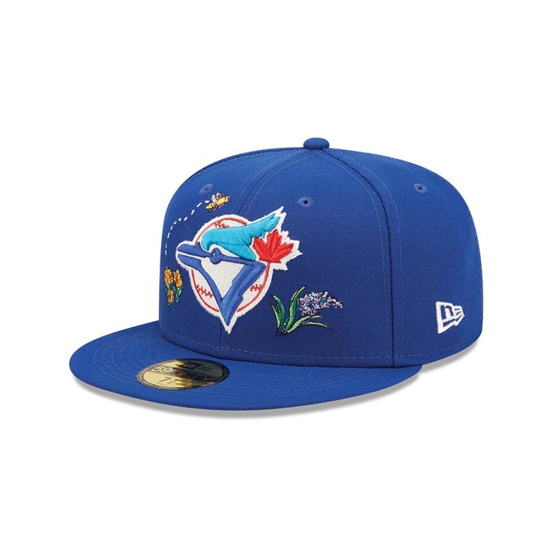 Blue New Era Toronto Jays Watercolour Floral Cap 59fifty | SJYW07859