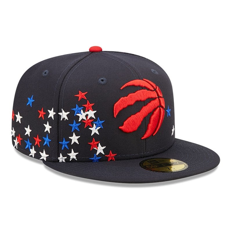 Blue New Era Toronto Raptors NBA Americana Fitted Cap 59fifty | UPBS24015