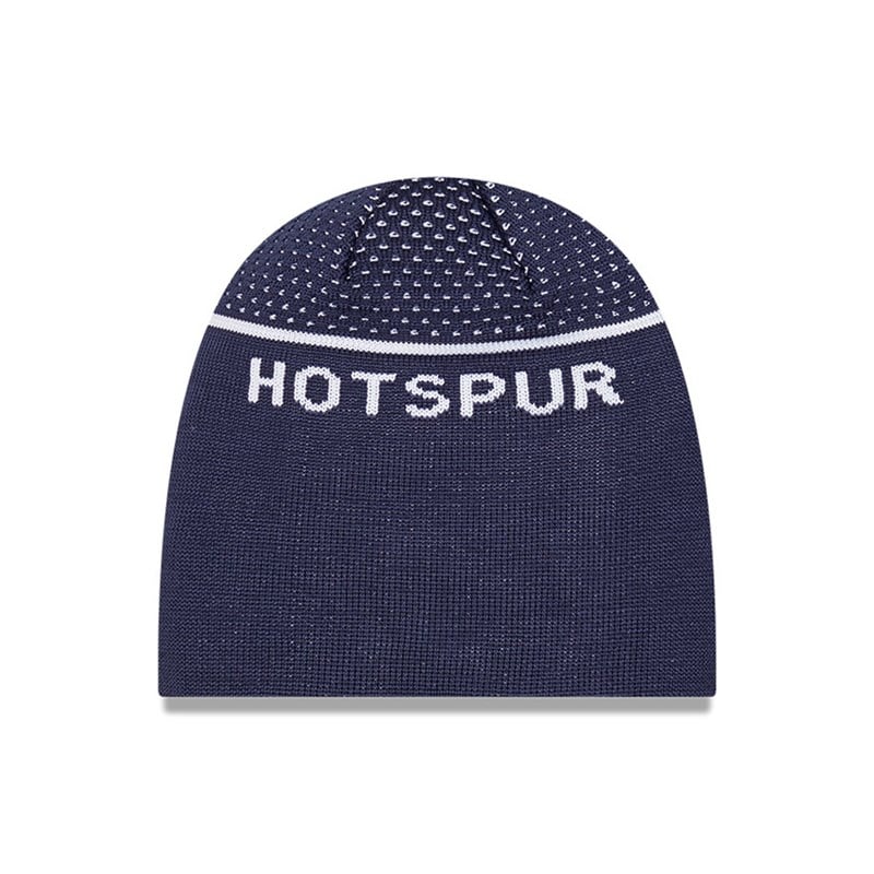 Blue New Era Tottenham Hotspur Logo Cuff Beanie Hat Knit | JRYZ72031