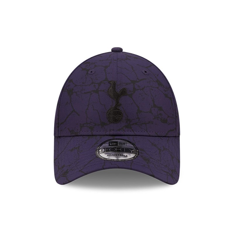 Blue New Era Tottenham Hotspur Marble Print Adjustable Cap 9forty | TWXS01768