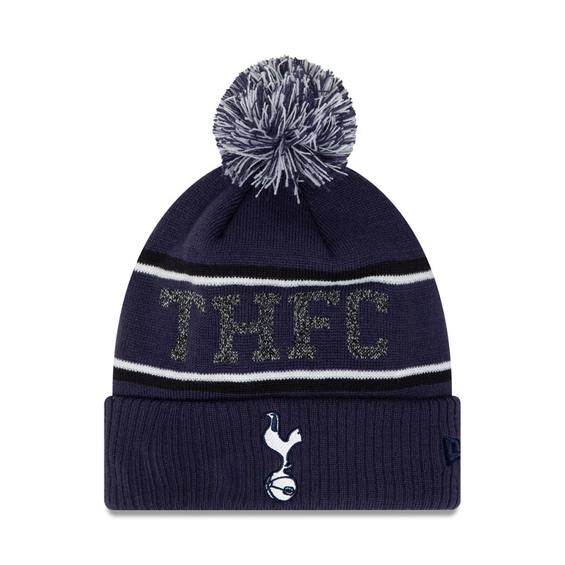 Blue New Era Tottenham Hotspur Reflective Beanie Knit | ELQG63817