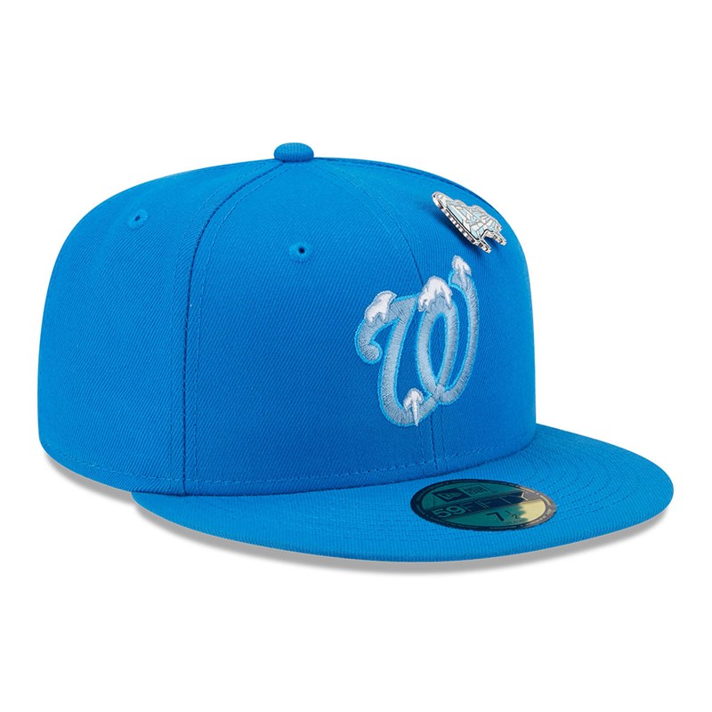 Blue New Era Washington Nationals Day Fitted Cap 59fifty | GIDZ10823