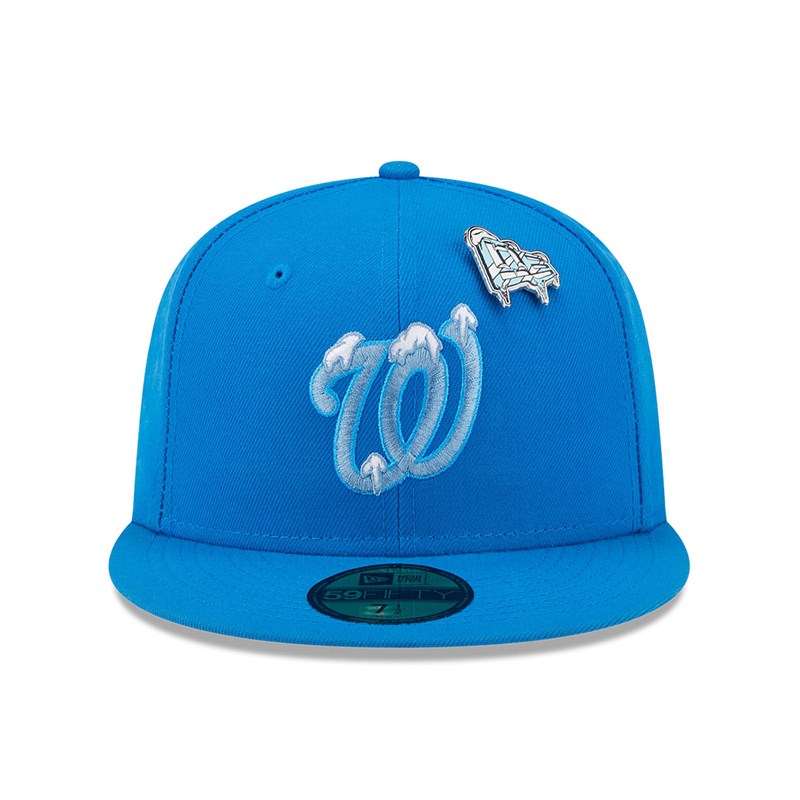 Blue New Era Washington Nationals Day Fitted Cap 59fifty | GIDZ10823