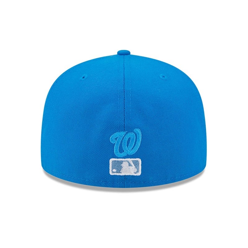 Blue New Era Washington Nationals Day Fitted Cap 59fifty | GIDZ10823