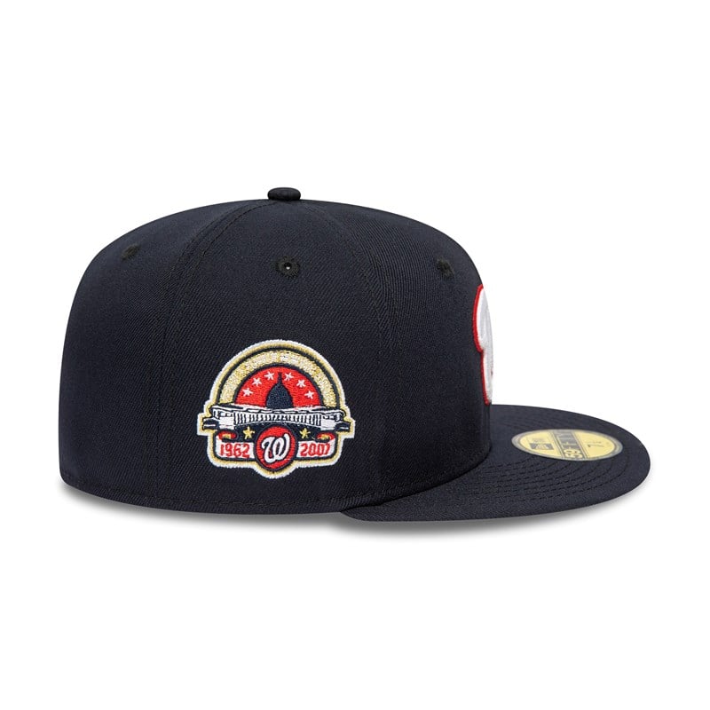 Blue New Era Washington Nationals National League Stadium Fitted Cap 59fifty | ALVY10954