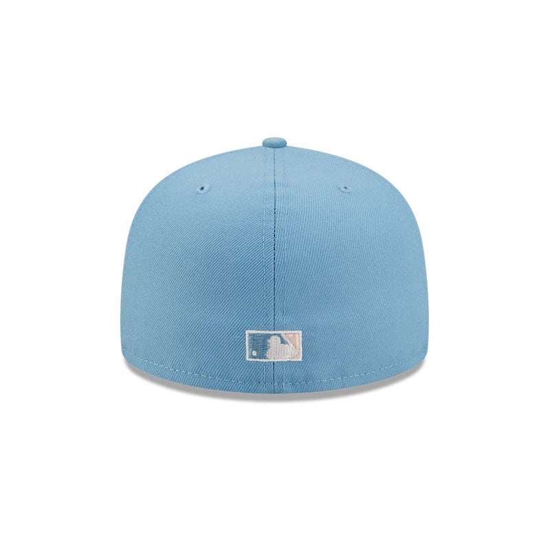 Blue New Era Washington Nationals Pastel Fitted Cap 59fifty | NUQT61340