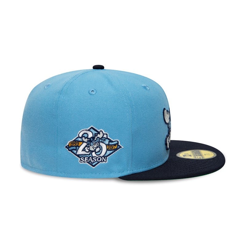 Blue New Era Wilmington Rocks Milb Fitted Cap 59fifty | PEDA92835