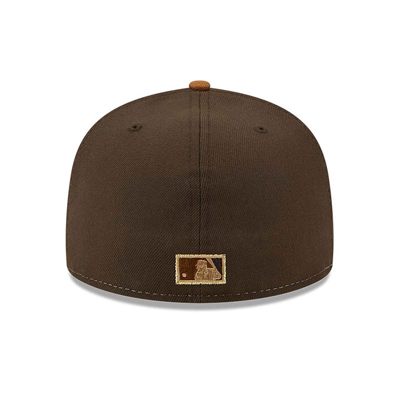 Brown New Era Arizona Diamondbacks Tri Tone Fitted Cap 59fifty | LCNV18743