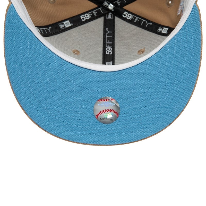 Brown New Era Atlanta Braves 30th Season Fitted Cap 59fifty | KXJW80421