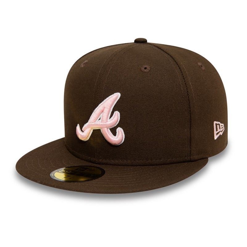 Brown New Era Atlanta Braves Walnut And Cap 59fifty | KUWO28534