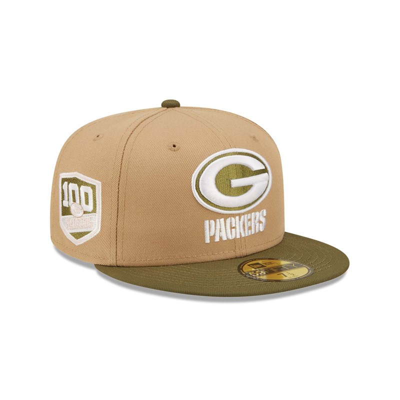 Brown New Era Bay Packers NFL Teams Cap 59fifty | BJCP60394