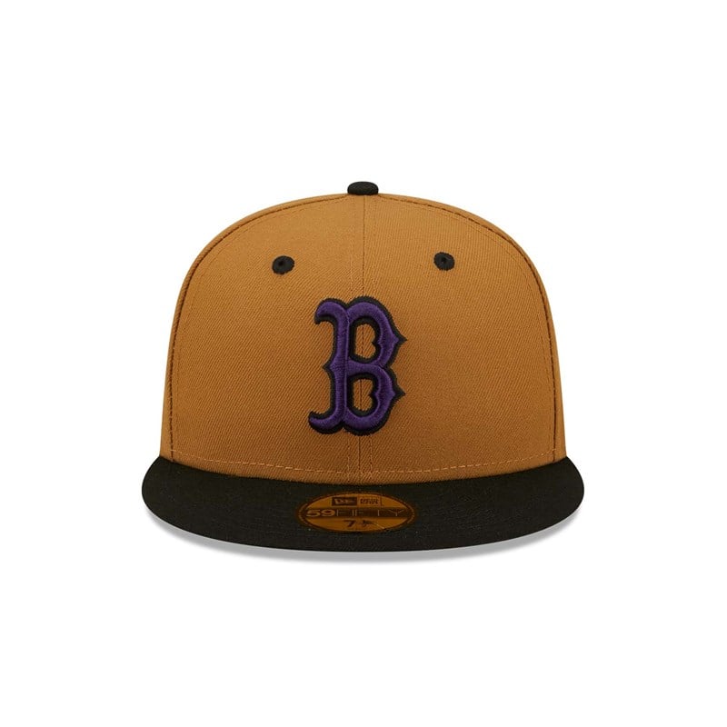 Brown New Era Boston Sox Fitted Cap 59fifty | SBGH57041