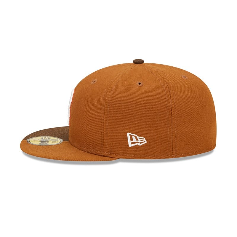 Brown New Era Boston Sox Split Fitted 59fifty | IWML36874