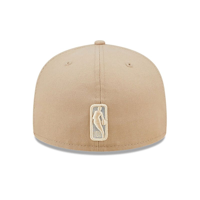 Brown New Era Brooklyn Nets Team Neon Fitted Cap 59fifty | VPAC01856