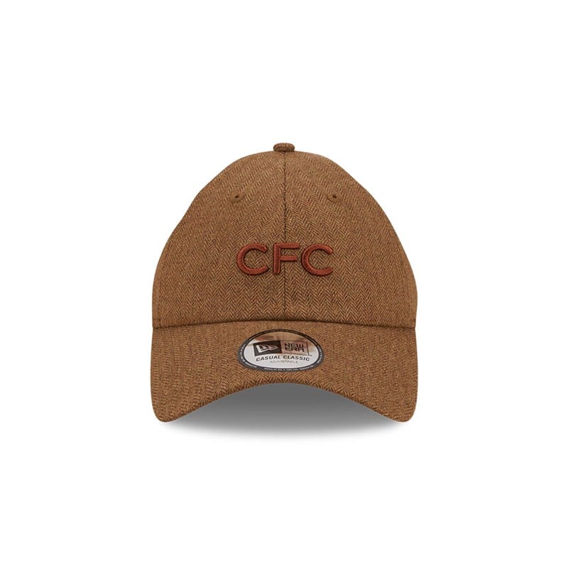 Brown New Era Chelsea Fc Lion Crest Retro Cap Casual classic | YNAX81729