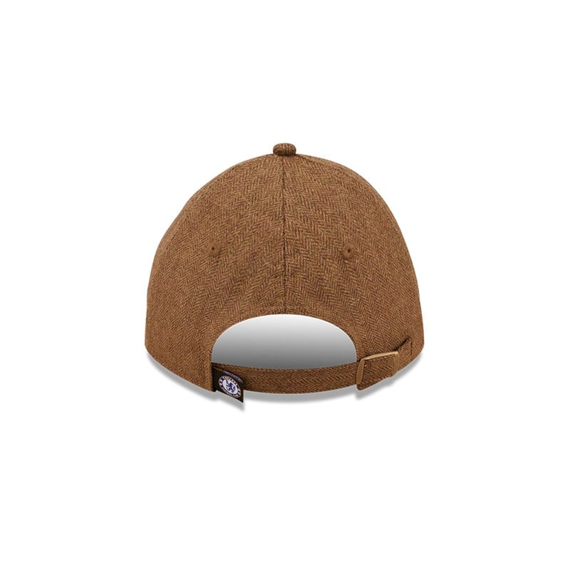 Brown New Era Chelsea Fc Lion Crest Retro Cap Casual classic | YNAX81729