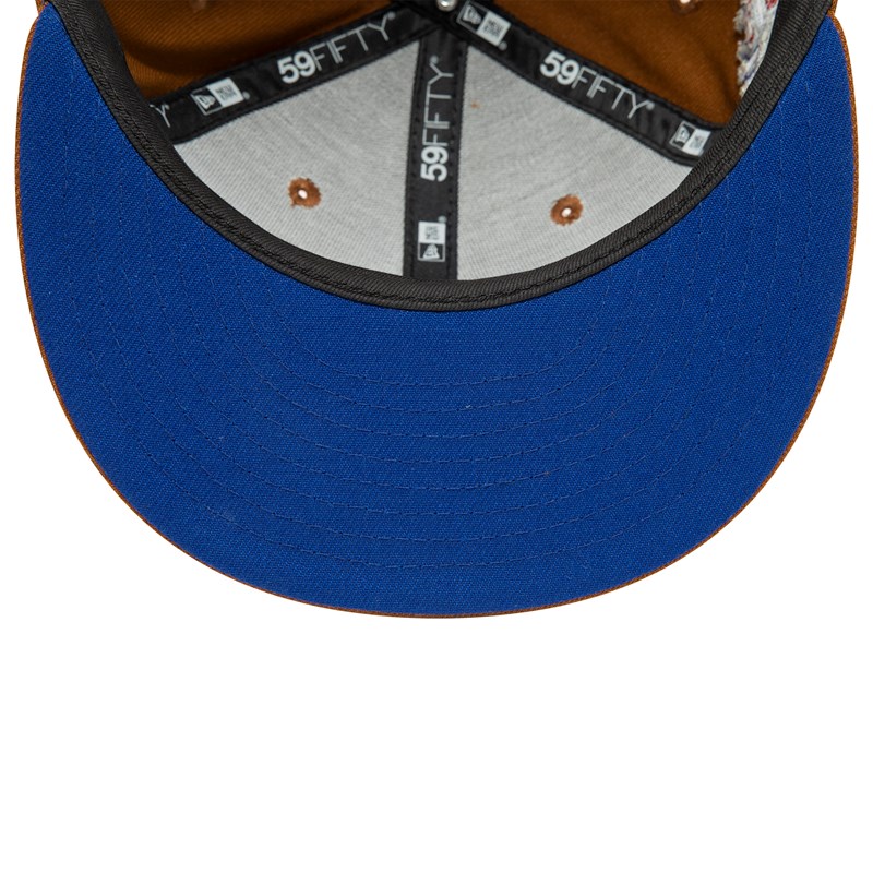 Brown New Era Chicago Cubs 1990 All Star Game Toasted Peanut Fitted Cap 59fifty | TPYK03946