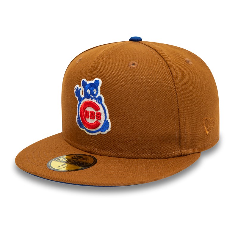 Brown New Era Chicago Cubs 1990 All Star Game Toasted Peanut Fitted Cap 59fifty | TPYK03946