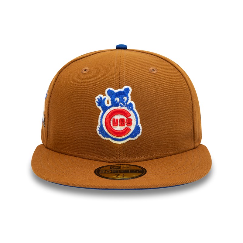 Brown New Era Chicago Cubs 1990 All Star Game Toasted Peanut Fitted Cap 59fifty | TPYK03946