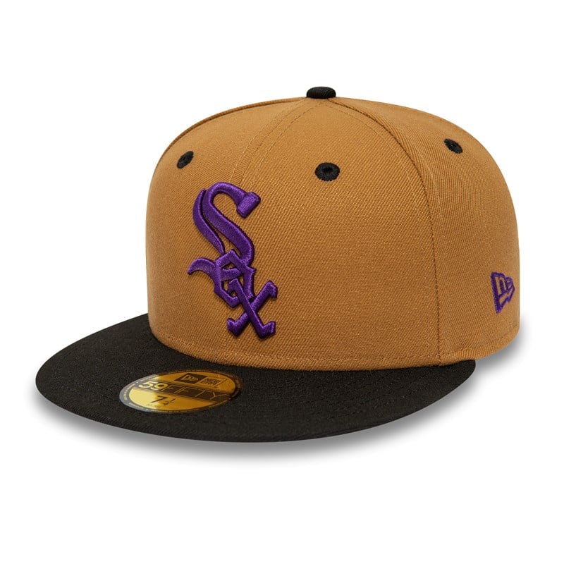 Brown New Era Chicago Sox Fitted Cap 59fifty | AFDI60971