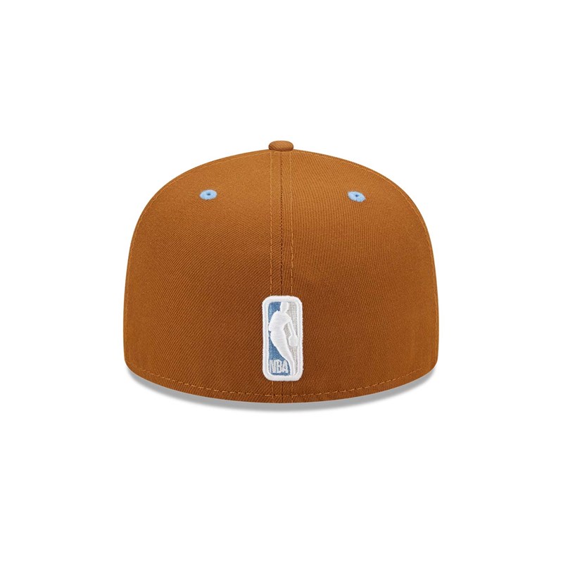 Brown New Era Detroit Pistons Hot Cocoa Fitted Cap 59fifty | GNOE40769