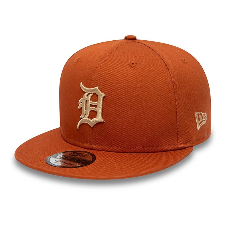 Brown New Era Detroit Tigers Side Patch Medium Cap 9fifty | PXHM25461