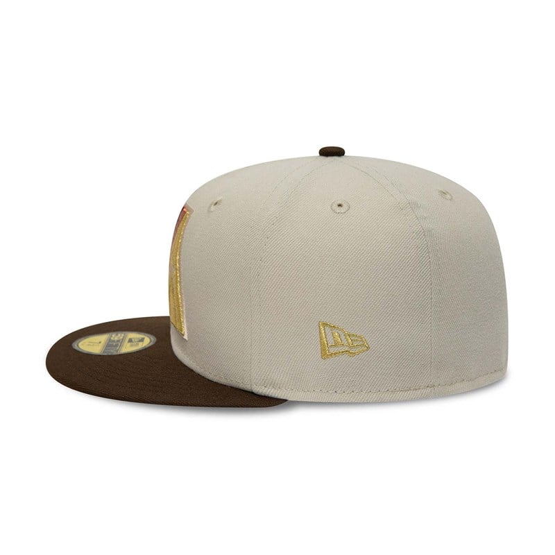 Brown New Era Houston Astros World Series Fitted Cap 59fifty | BYEZ20976