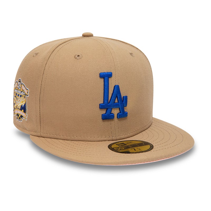 Brown New Era La Dodgers 40th Anniversary Fitted Cap 59fifty | KAIZ15286