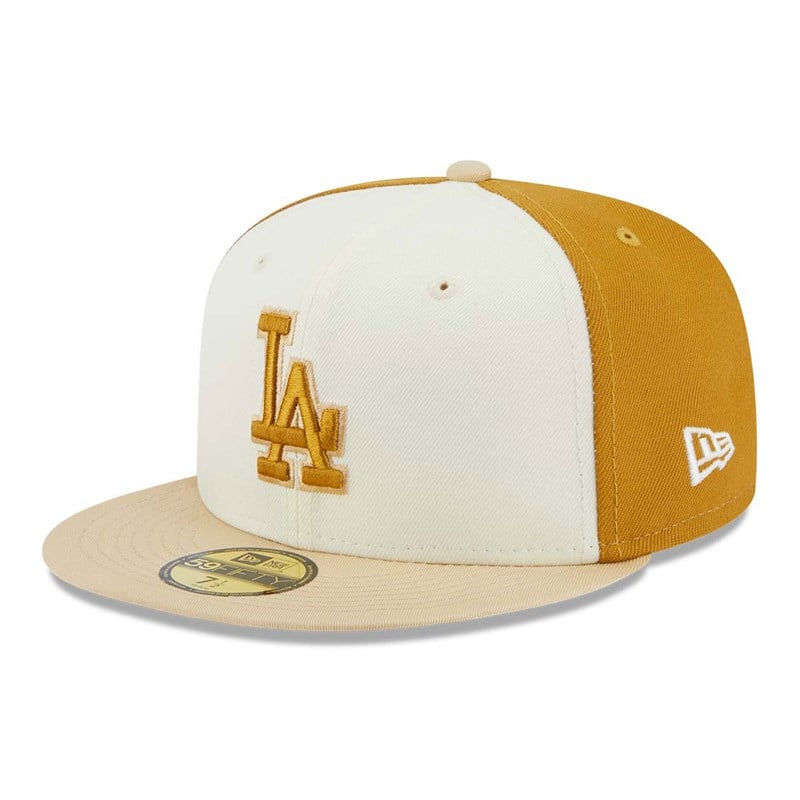 Brown New Era La Dodgers Anniversary Fitted Cap 59fifty | XQFC73146