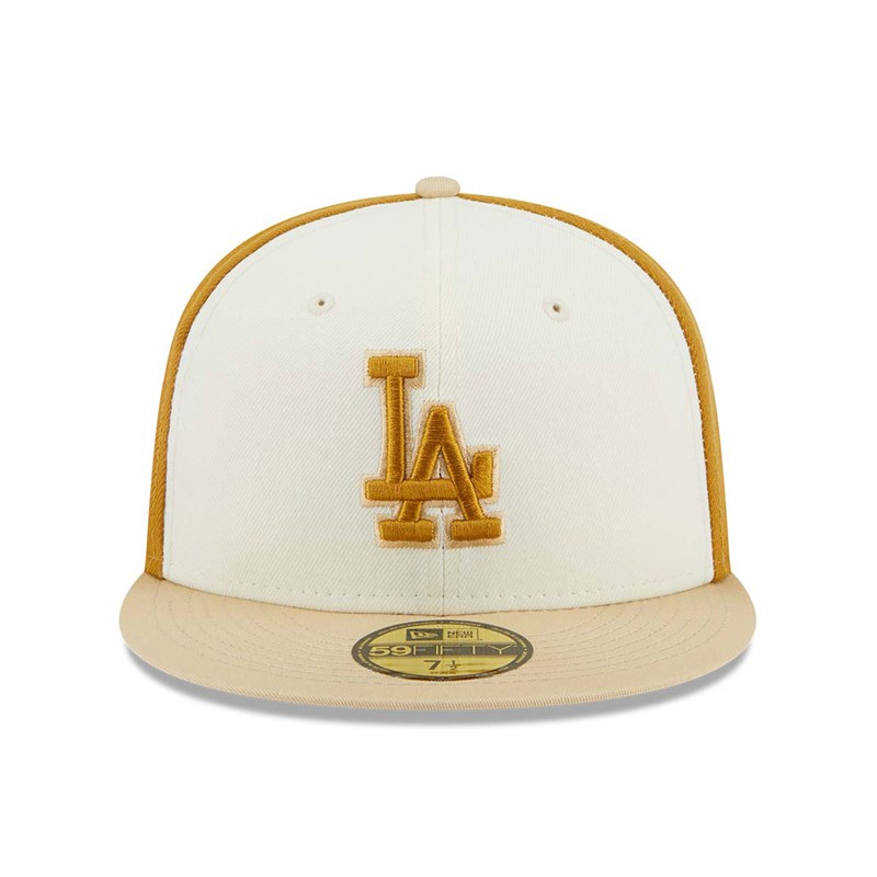 Brown New Era La Dodgers Anniversary Fitted Cap 59fifty | XQFC73146