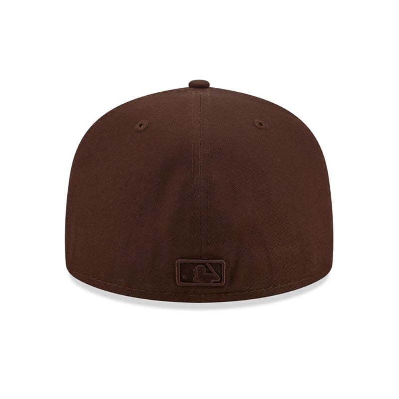 Brown New Era La Dodgers League Essential Fitted Cap 59fifty | RVHB65813