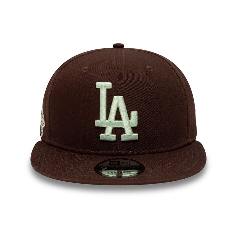 Brown New Era La Dodgers Patch Cap 9fifty | RKMW09214