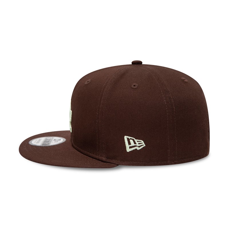 Brown New Era La Dodgers Patch Cap 9fifty | RKMW09214