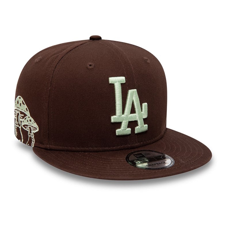 Brown New Era La Dodgers Patch Cap 9fifty | RKMW09214