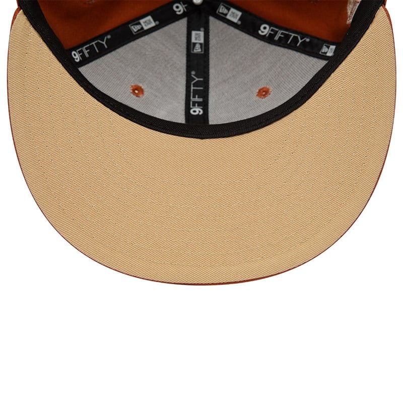 Brown New Era La Dodgers Side Patch Medium Cap 9fifty | ITVU72059