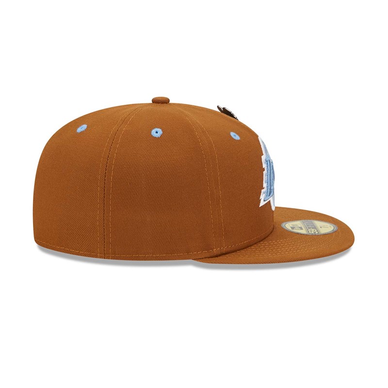 Brown New Era La Lakers Hot Cocoa Fitted Cap 59fifty | TFMO98426