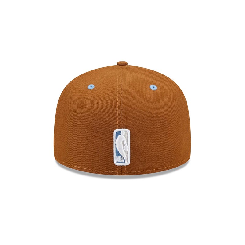 Brown New Era Milwaukee Bucks Hot Cocoa Fitted Cap 59fifty | TZBO60347