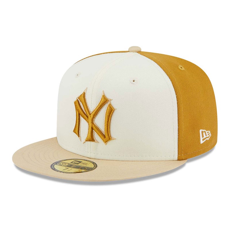 Brown New Era New York Yankees Anniversary Fitted Cap 59fifty | EWJS34829