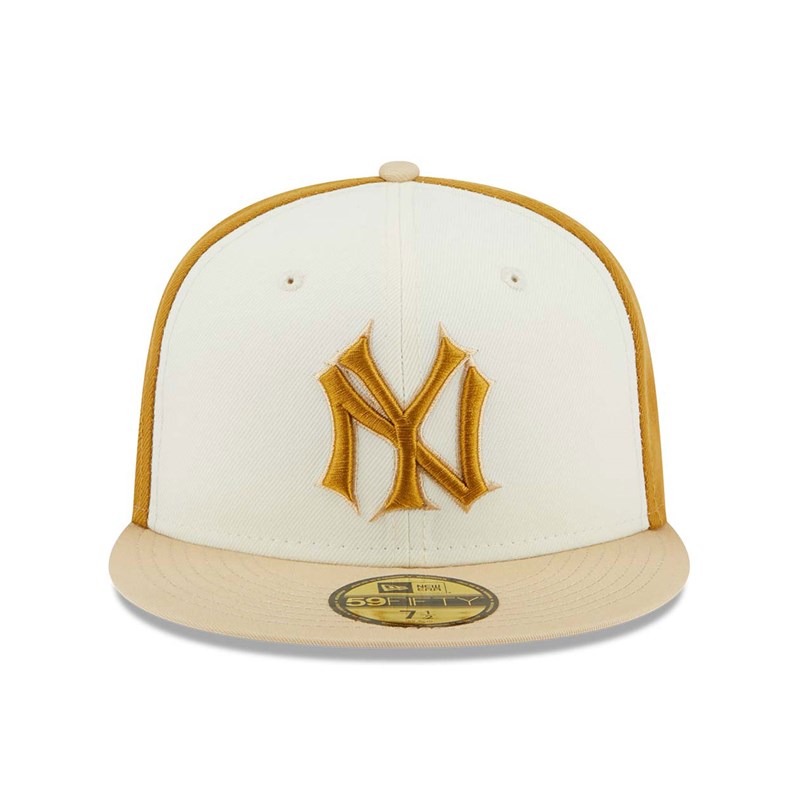 Brown New Era New York Yankees Anniversary Fitted Cap 59fifty | EWJS34829