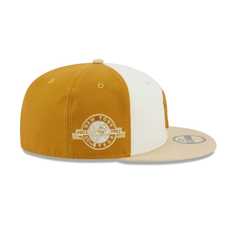 Brown New Era New York Yankees Anniversary Fitted Cap 59fifty | EWJS34829