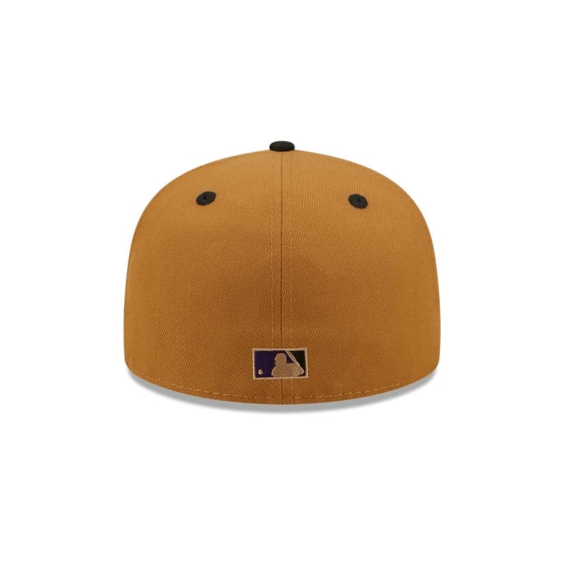 Brown New Era Oakland Athletics Fitted Cap 59fifty | PJEF57812