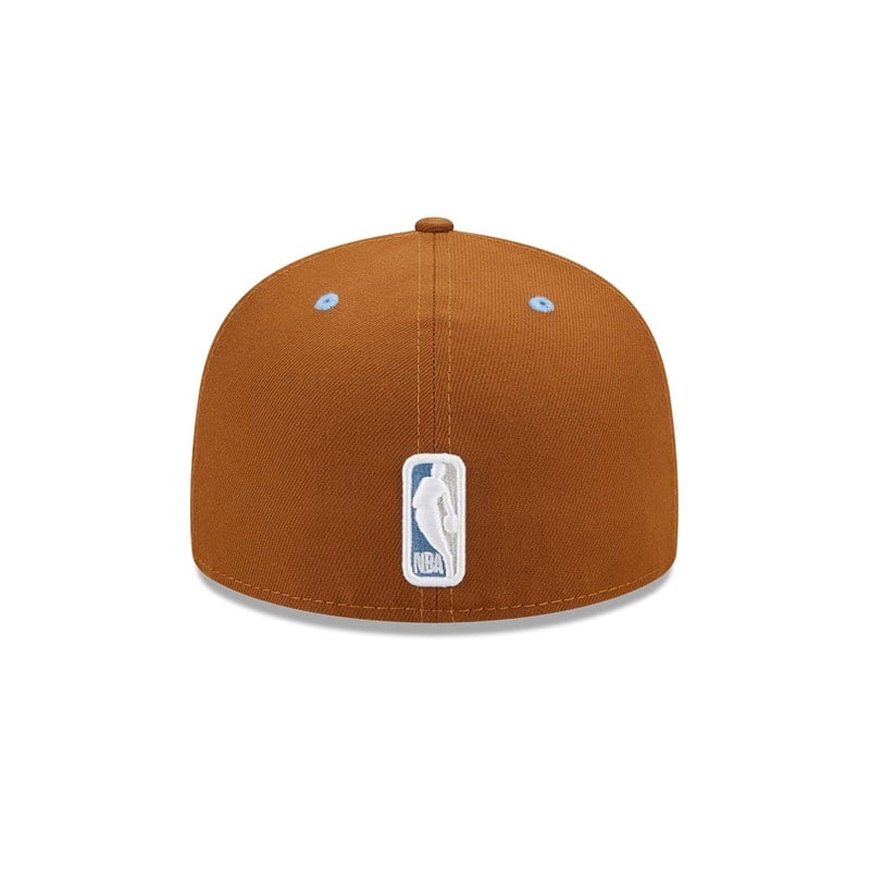 Brown New Era Philadelphia 76ers Hot Cocoa Fitted Cap 59fifty | MUEB70983