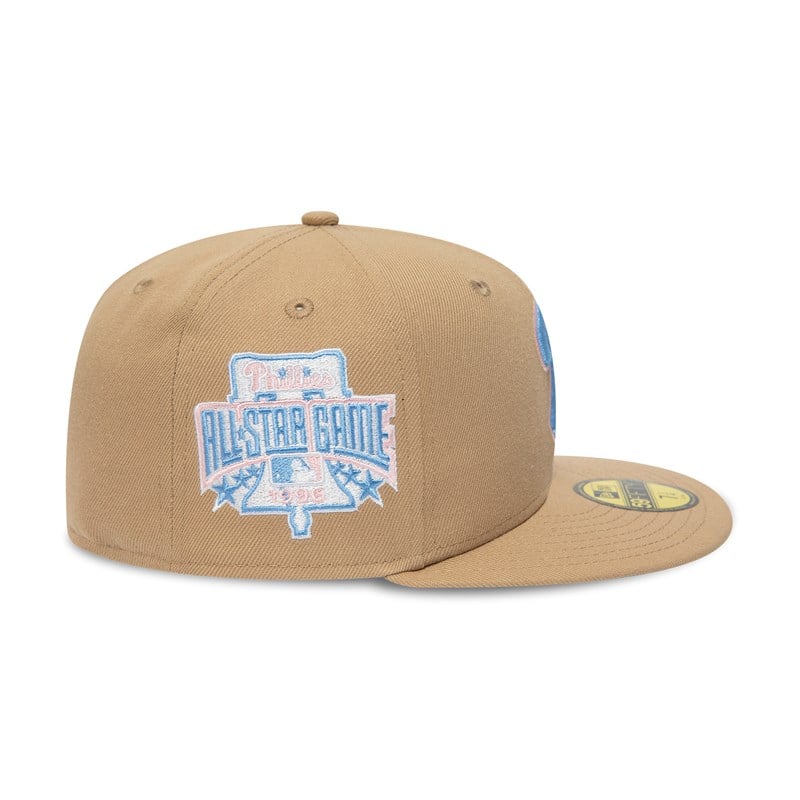 Brown New Era Philadelphia Phillies 1996 All Star Game Fitted Cap 59fifty | GSKJ05417