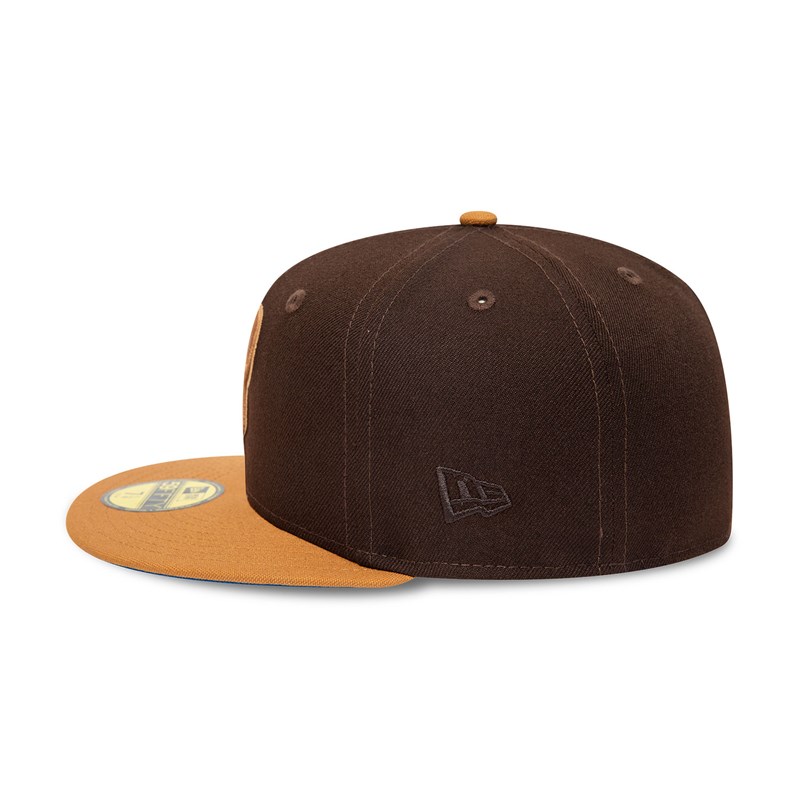 Brown New Era Philadelphia Phillies 2008 World Series Fitted Cap 59fifty | GUIF54879