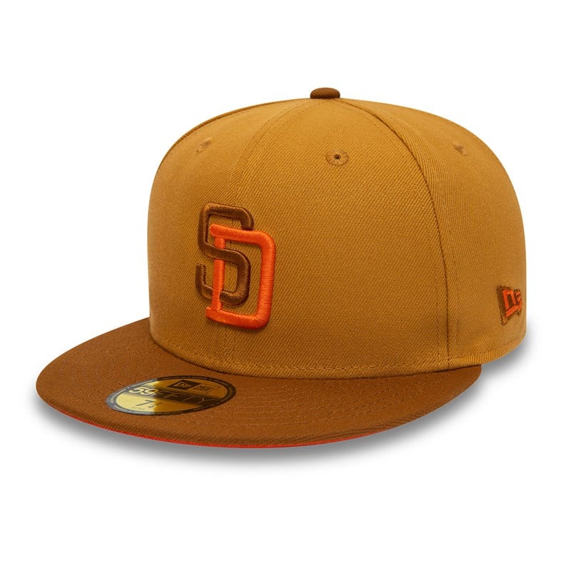 Brown New Era San Diego Padres 40th Anniversary Fitted Cap 59fifty | YGZA18034