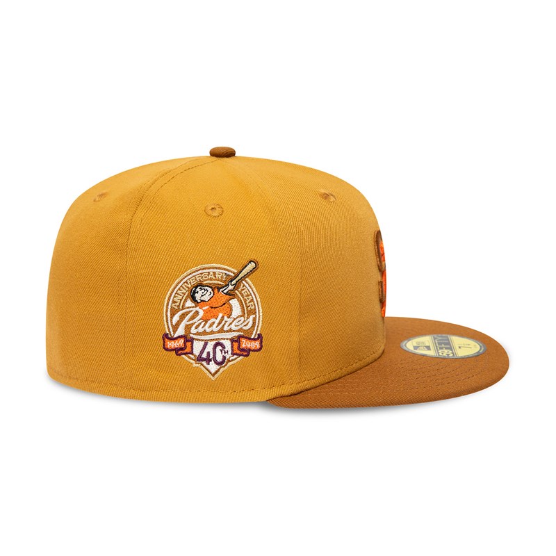 Brown New Era San Diego Padres 40th Anniversary Fitted Cap 59fifty | YGZA18034