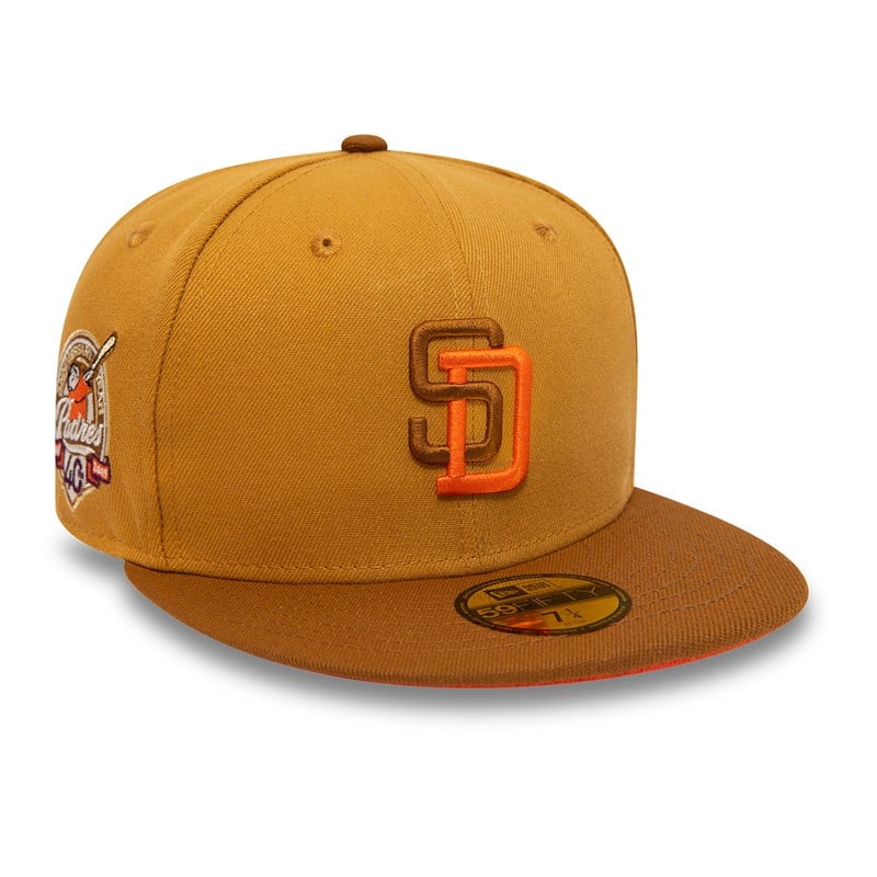 Brown New Era San Diego Padres 40th Anniversary Fitted Cap 59fifty | YGZA18034