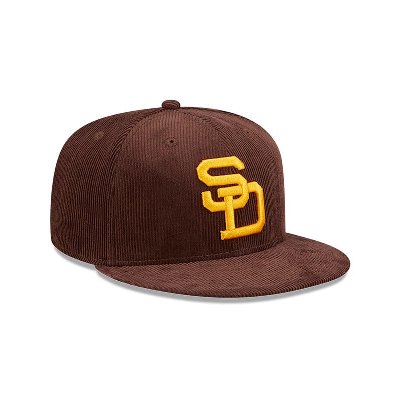 Brown New Era San Diego Padres Cooperstown Fitted Cap 59fifty | SREO69052