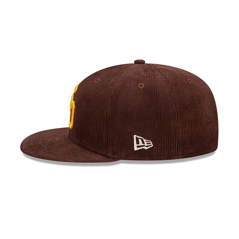 Brown New Era San Diego Padres Cooperstown Fitted Cap 59fifty | SREO69052